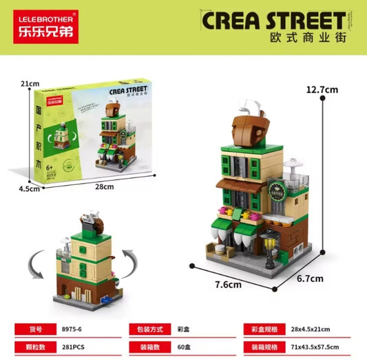 Café Building Blocks Set Toys tys bbs