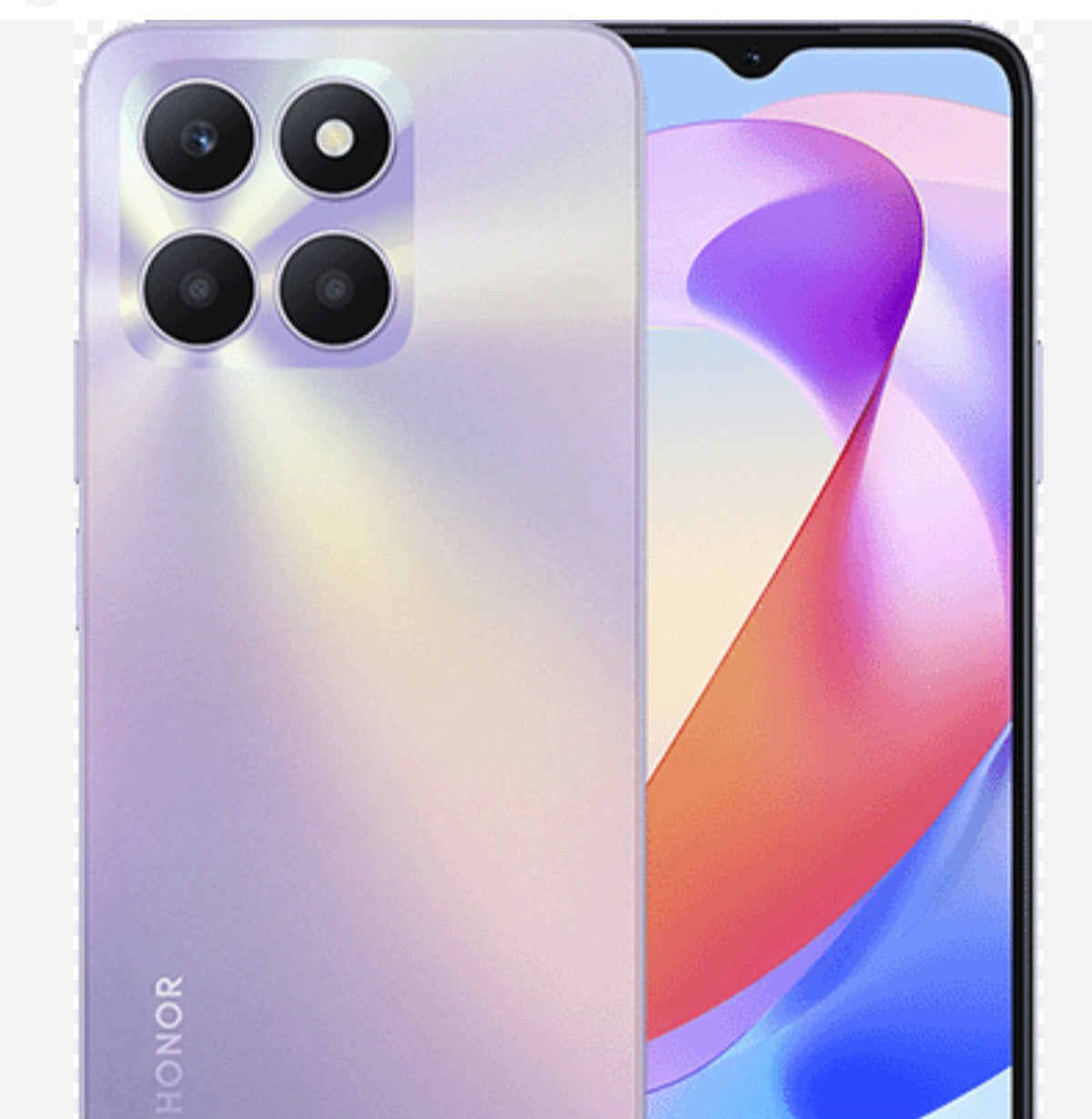 Honor X6A 4G Chinese Version Randomly Selected Colors Smartphone Facial Recognition & Fingerprint Unlock Function Dust Water & Scratch Resistant HD Screen Super/Fast Charging (RAM 4GB+128GB ROM) Smartphone. smp