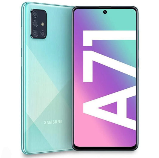Samsung Galaxy A71 5G US Version Blue Smartphone Dust Water & Scratch Resistant HD Screen Super/Fast Charging Smartphone. smp