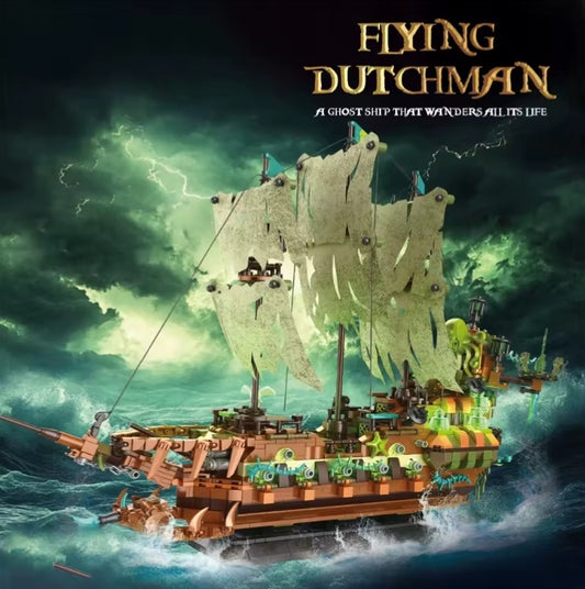 2025 Flying Dutchman Ghost Ship Building Blocks Set Toys tys bbs
