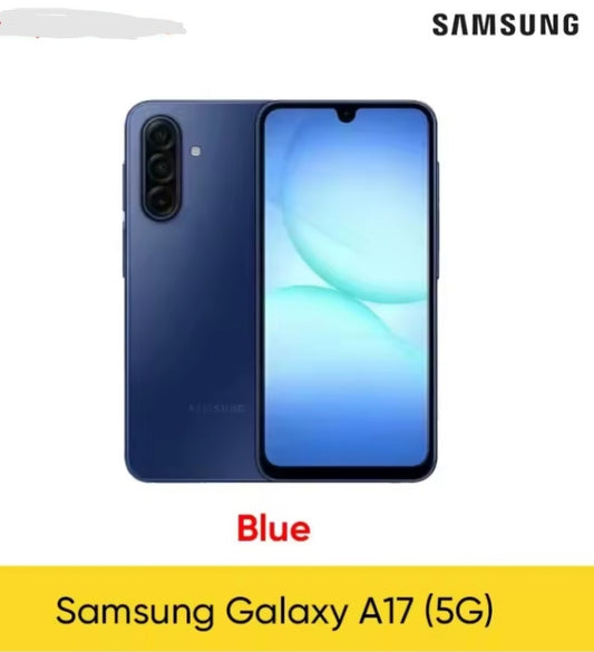 Samsung Galaxy A17 5G Global Version Smartphone Facial Recognition & Fingerprint Unlock Function Dust Water & Scratch Resistant HD Screen Super/Fast Charging (RAM 6GB+128GB ROM) (Blue) Smartphone smp