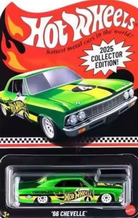 Hot Wheels 2025 Collector Edition Series "1966 Chevelle" Toy Car tys crs