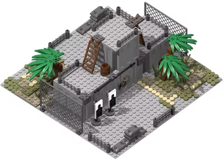 Special Forces Fortress Military Base Headquarters Building Blocks Set Toys tys bbs
