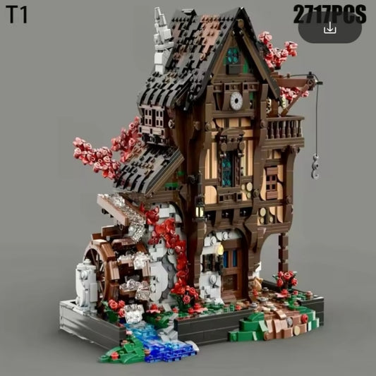 European Medieval Street Scene Building Blocks Set Toys tys bbs