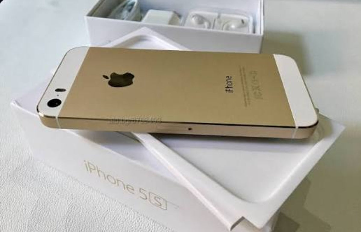 Apple iPhone 5s 4G Smartphone Fingerprint Unlock Function Dust Water & Scratch Resistant HD Screen Super/Fast Charging (64GB ROM) (Gold) Smartphone smp