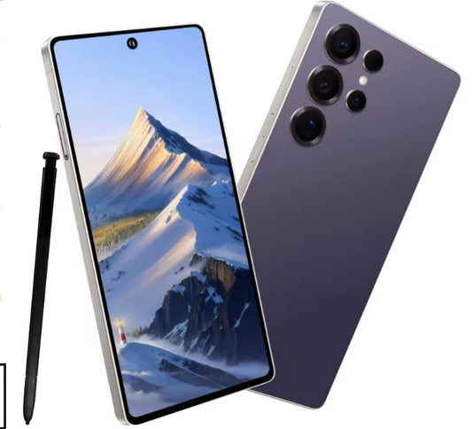 Android Global Version S25 Pro Smartphone Facial Recognition + Finger Unlock Function RAM 12GB+256GB ROM (Purple) Smartphone smp