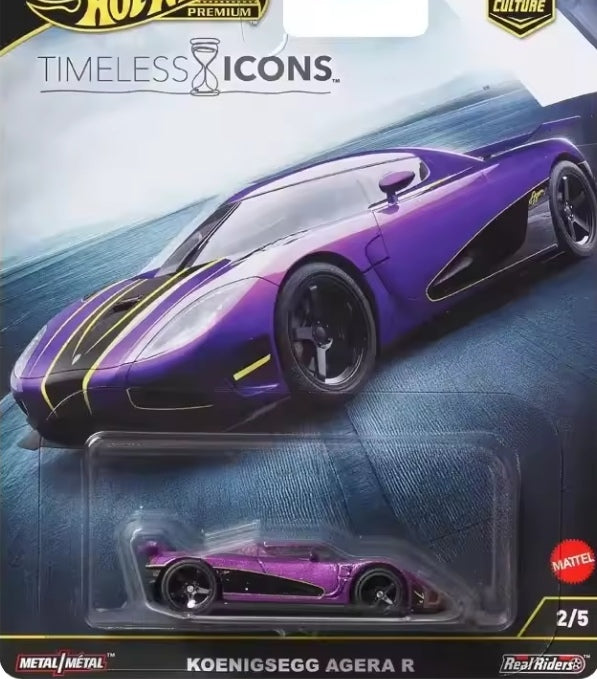 Hot Wheels Premium FPY86 Collector's Gift, Ferrari, Porsche, Lexus, Nissan, Koenigsegg tys crs