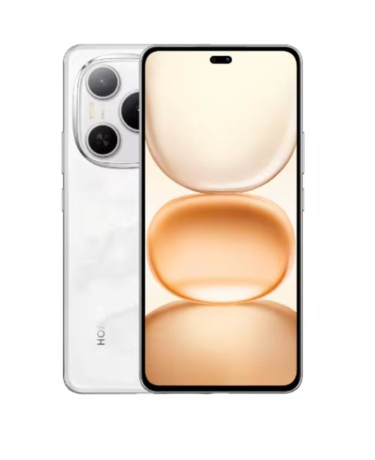 Honor Power Chinese Version White Smartphone Facial Recognition & Fingerprint Unlock Function Dust Water & Scratch Resistant HD Screen Super/Fast Charging Smartphone (RAM 12GB+256GB ROM) smp