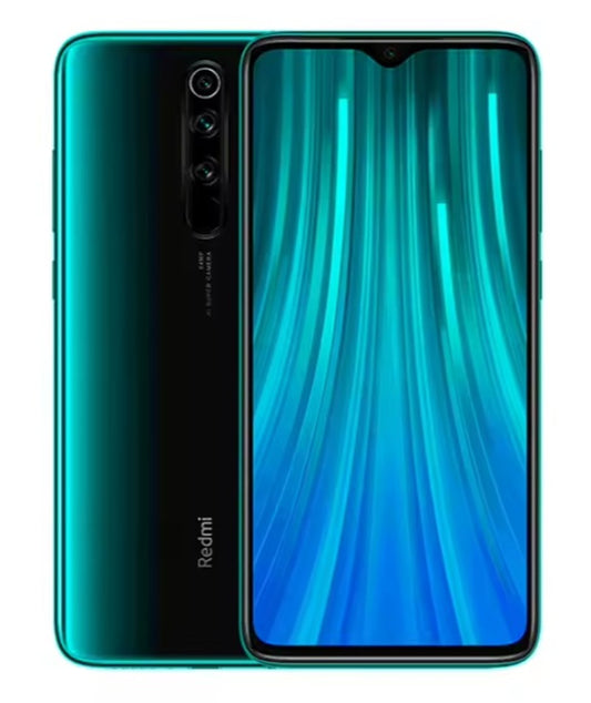 Xiaomi Redmi Note 8/Note 8 Pro Global Version Green Smartphone Facial Recognition & Fingerprint Unlock Function Dust Water & Scratch Resistant HD Screen Super/Fast Charging (RAM 4GB+64GB ROM) Smartphone + FREE Gift. smp
