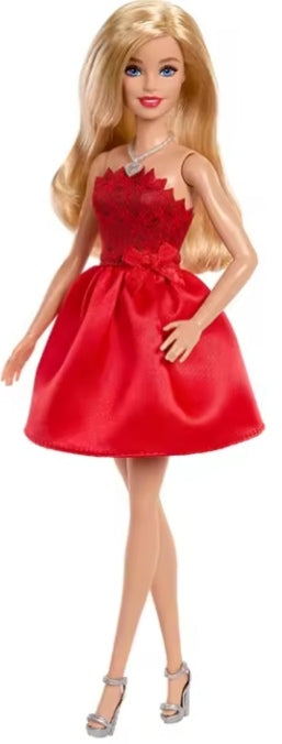 Original Barbie 80th Anniversary Celebration Fashionistas Doll Ruby-Red Dress dll tys