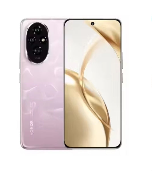 Honor 200 5G Chinese Version Pink Smartphone Facial Recognition & Fingerprint Unlock Function Dust Water & Scratch Resistant HD Screen Super/Fast Charging Smartphone smp