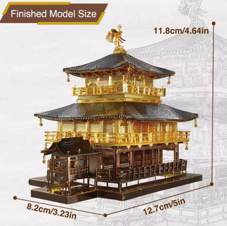 Japan Golden Pavilion Building Blocks Set Toys tys bbs