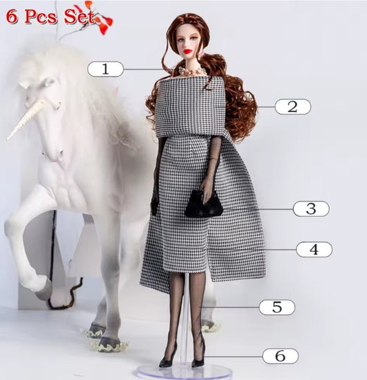 6 Piece Set Supermodel Doll Clothes dll tys