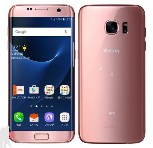 Samsung Galaxy S7 US Version Smartphone Fingerprint Unlock Function Dust Water & Scratch Resistant HD Screen Super/Fast Charging (Pink) Smartphone smp