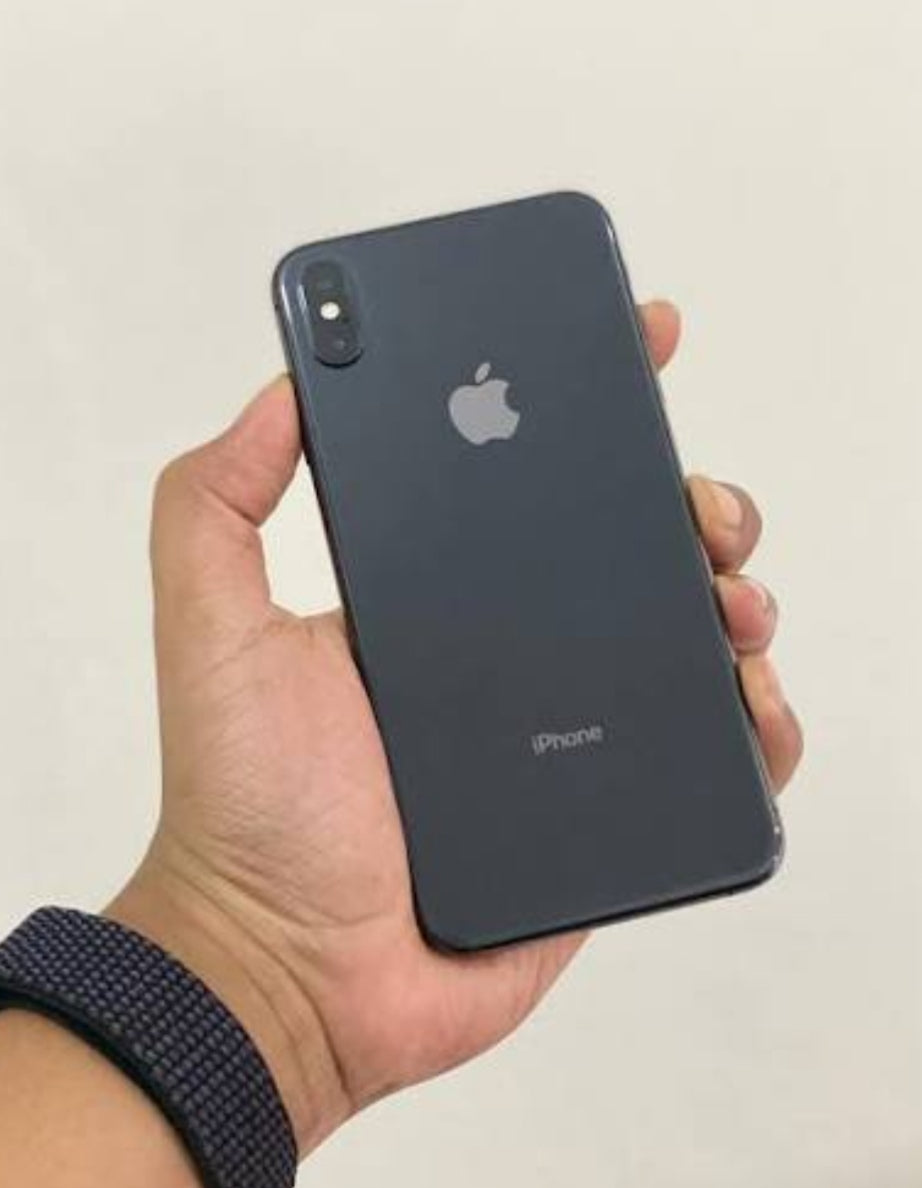 Apple iPhone XS Smartphone Facial Recognition Function Dust Water & Scratch Resistant HD Screen Super/Fast Charging (256GB ROM) (Black) Smartphone + FREE Earphones. smp