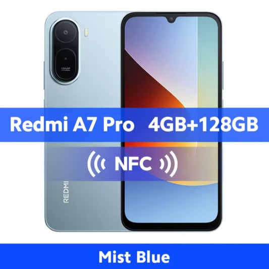 Xiaomi Redmi A7 Pro Global Version Blue Smartphone Facial Recognition & Fingerprint Unlock Function Dust Water & Scratch Resistant HD Screen Super/Fast Charging Smartphone. smp