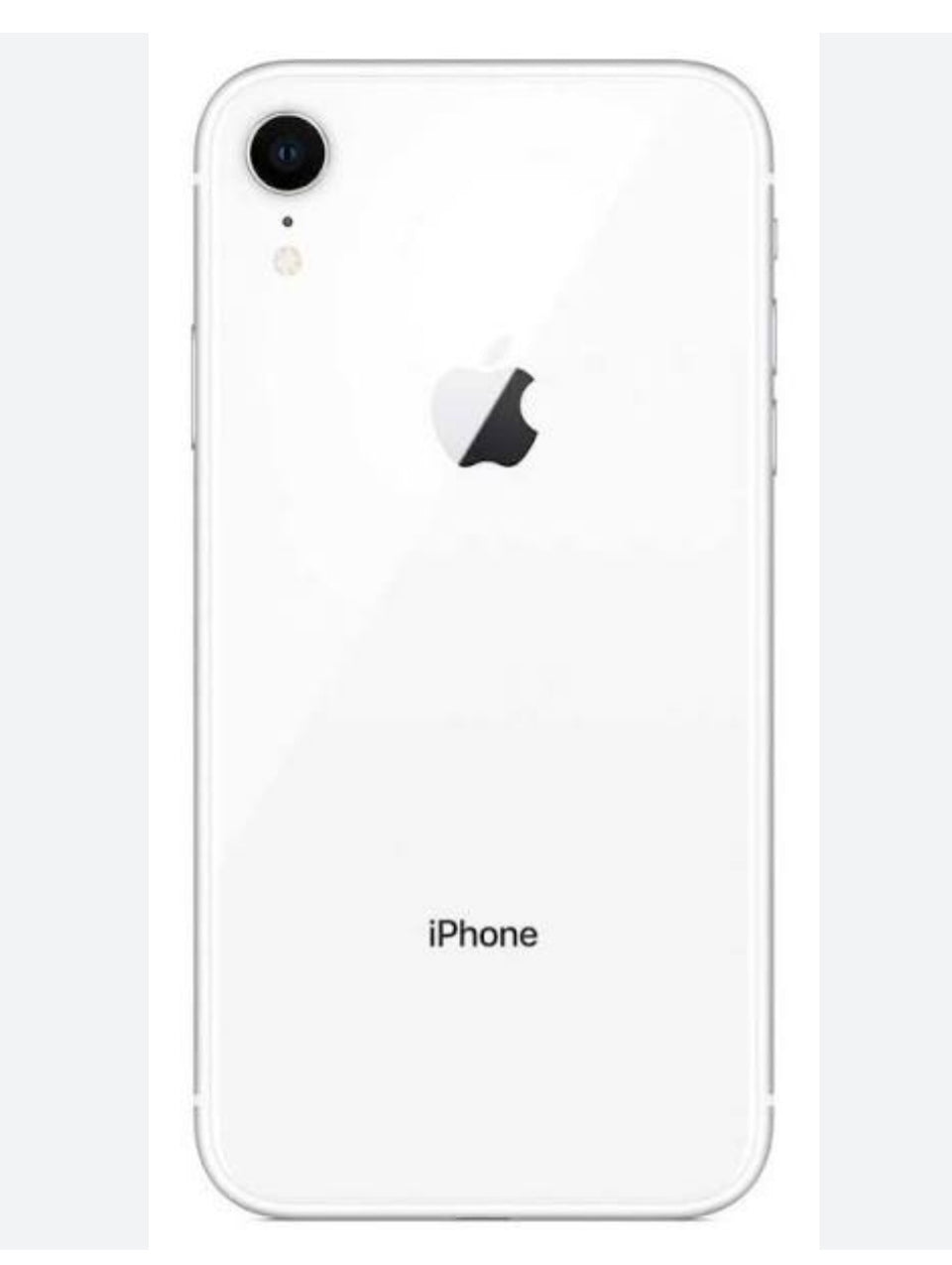 Apple iPhone XR 3G Smartphone Facial Recognition Function Dust Water & Scratch Resistant HD Screen Super/Fast Charging (64GB ROM) (White) Smartphone + FREE Earphones. smp