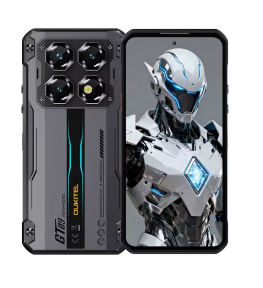 OUKITEL WP60 5G Rugged Waterproof Smartphone Global Version HD Screen Super/Fast Charging RAM 12GB+512GB ROM (Black) Smartphone smp