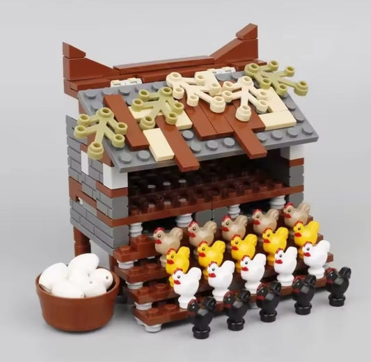 Children's Henhouse Kennel Building Blocks Set Toys tys bbs