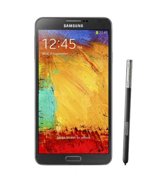 Samsung Galaxy Note 3 4G Global Version Black Smartphone Dust Water & Scratch Resistant HD Screen Super/Fast Charging Smartphone (16GB). smp