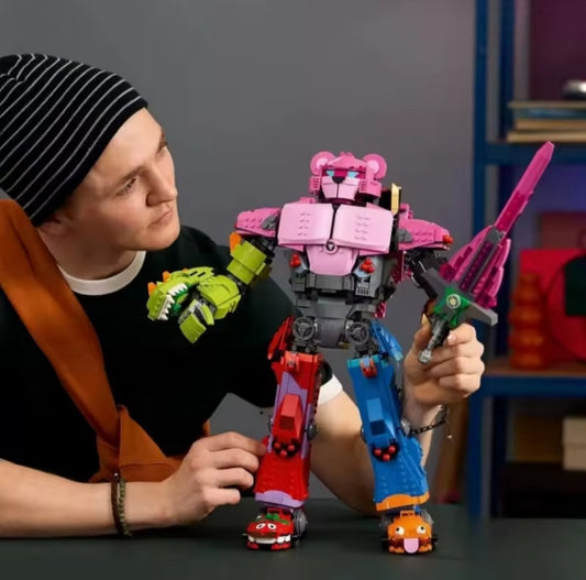 Home Decor Mecha Team Leader Building Blocks Set Toys tys bbs