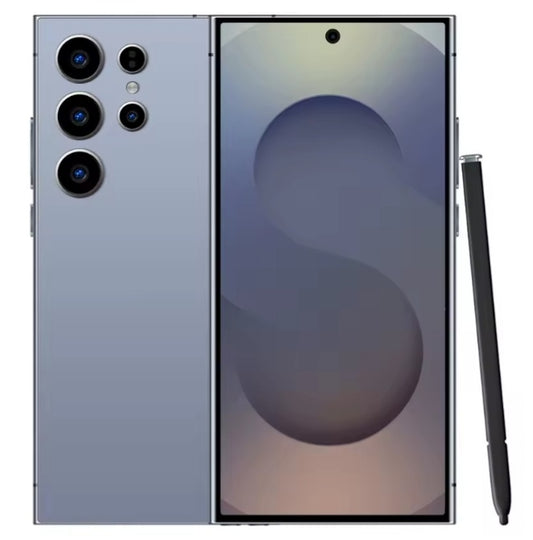 S27 Ultra Global Edition Facial Recognition Function Smartphone 7.3inch HD Screen RAM 16GB+1TB ROM (Blue) Smartphone smp