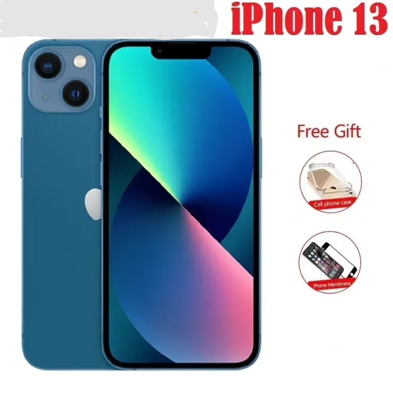 Apple iPhone 13 5G Smartphone Facial Recognition Function Dust Water & Scratch Resistant HD Screen Super/Fast Charging (256GB Standard) (Pink) Smartphone + FREE Phone Case. smp