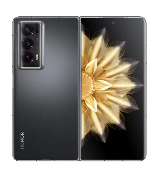 Honor Magic V2 5G Chinese Version Black Smartphone Facial Recognition & Fingerprint Unlock Function Dust Water & Scratch Resistant HD Screen Super/Fast Charging (RAM 16GB+256GB ROM) Smartphone. smp