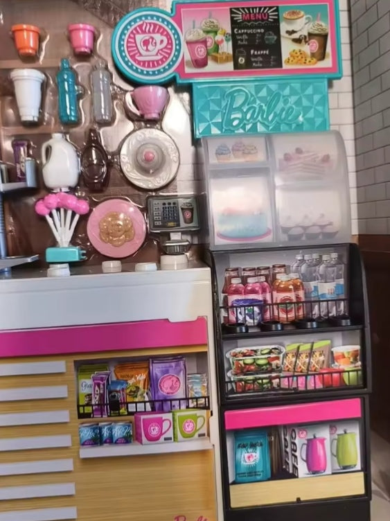 Barbie Doll Dessert House Coffee Shop Set tys dll
