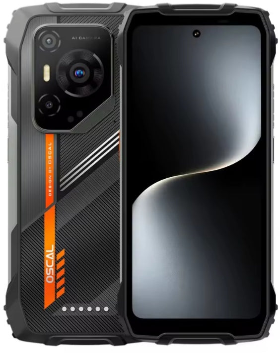 Blackview OSCAL PILOT 3: 6.78inch HD SCREEN 5G Night Vision Android 15 12GB+256GB (Black) Smartphone +1 FREE BT Earphones. smp