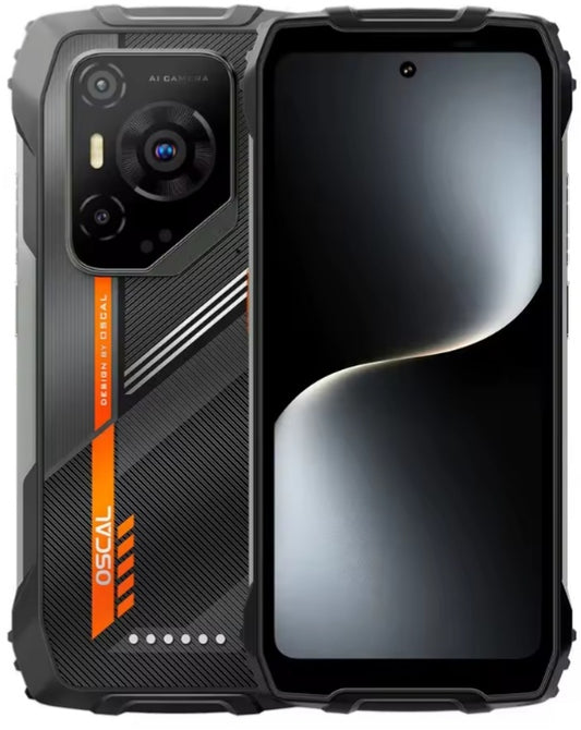 Blackview OSCAL PILOT 3: 6.78inch HD SCREEN 5G Night Vision Android 15 12GB+256GB (Black) Smartphone +1 FREE BT Earphones. smp
