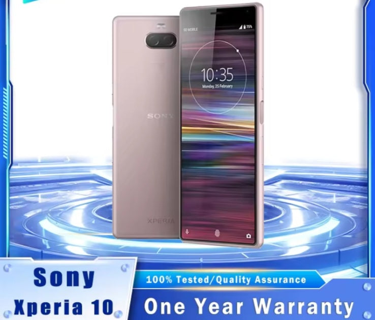 Sony Xperia 10 Global Version Blue (2 SIM) Smartphone Dust Water & Scratch Resistant HD Screen Super/Fast Charging Smartphone smp
