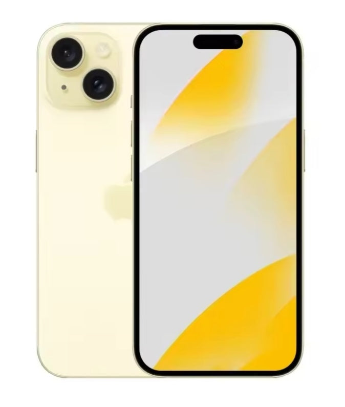 Apple iPhone 15 5G Smartphone SuperCharge Chinese/US Version 6.1inch Screen ROM 128GB (Yellow) Smartphone smp