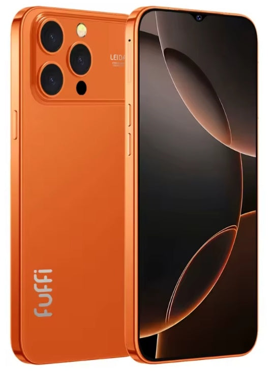 Global Vision 17 Pro Max 4G Android Smartphone 6.3inch HD Screen RAM 4GB+128GB ROM (Orange) Smartphone smp