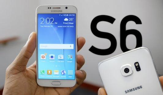 Samsung Galaxy S6 US Version White Smartphone Dust Water & Scratch Resistant HD Screen Super/Fast Charging Smartphone (G920F). smp