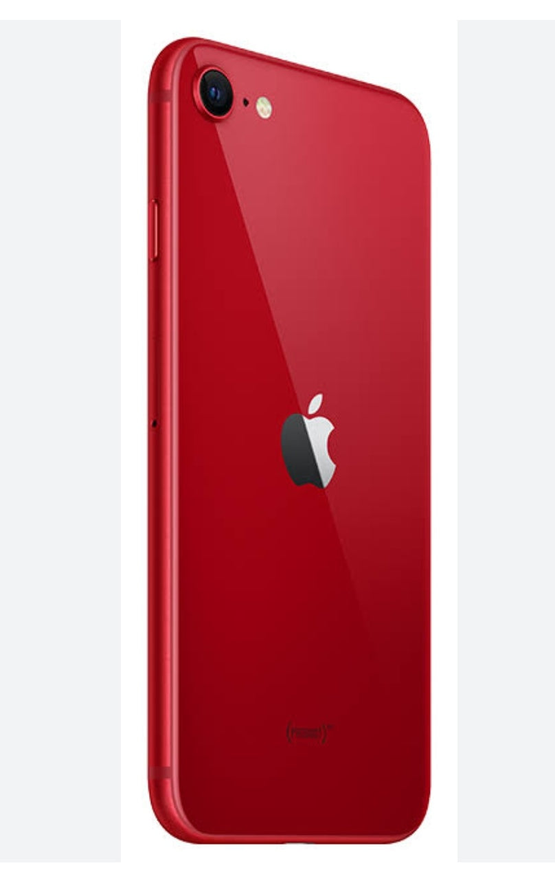 Apple iPhone SE 3rd Generation 5G Smartphone Fingerprint Unlock Function Dust Water & Scratch Resistant HD Screen Super/Fast Charging (128GB ROM) (Red) Smartphone smp
