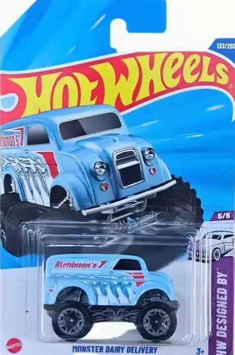 2025 Hot Wheels L J Batch "Monster Dairy Delivery" Toy Car tys crs