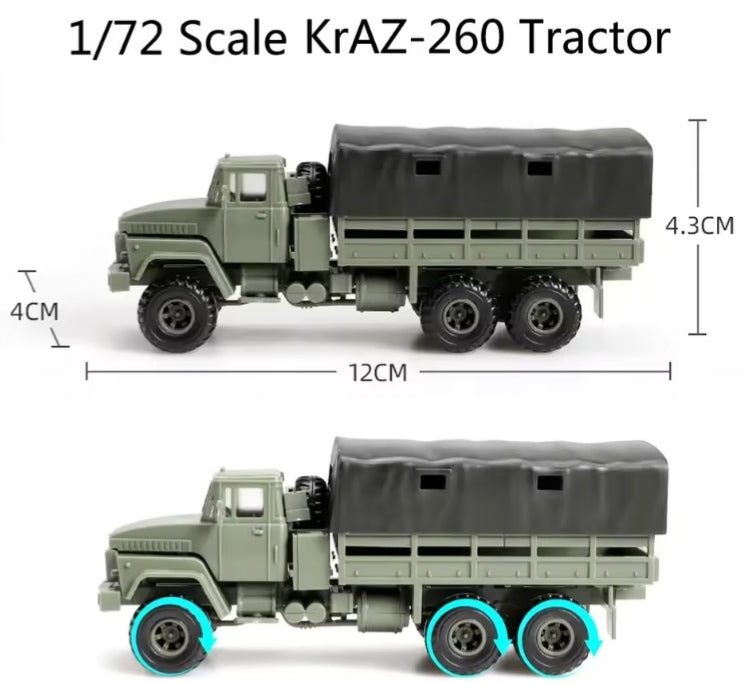 Russia Heavy Military Truck Klass 4D Building Blocks Set Toys tys bbs crs
