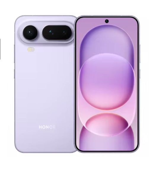 Honor Magic 8 Pro Air Chinese Version Purple Smartphone Facial Recognition & Fingerprint Unlock Function Dust Water & Scratch Resistant HD Screen Super/Fast Charging (RAM 12GB+256GB ROM Google Play) Smartphone smp