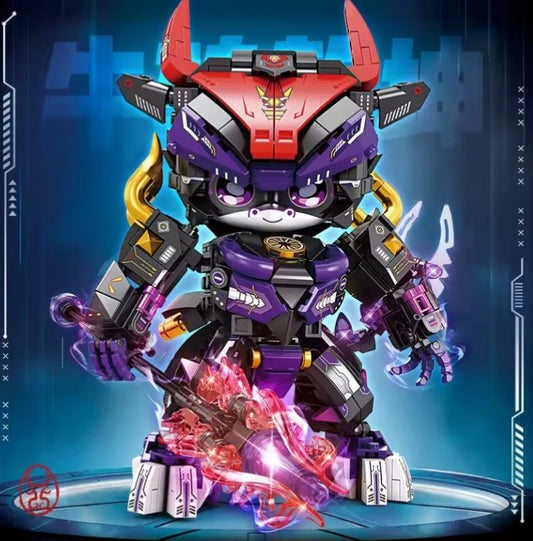 Robotic Bull Building Blocks Set Toys tys bbs rbt dll