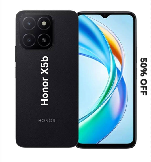 Honor X5b Chinese Version Smartphones (Randomly Selected Colors) Facial Recognition & Fingerprint Unlock Function Dust Water & Scratch Resistant HD Screen Super/Fast Charging Smartphones smp