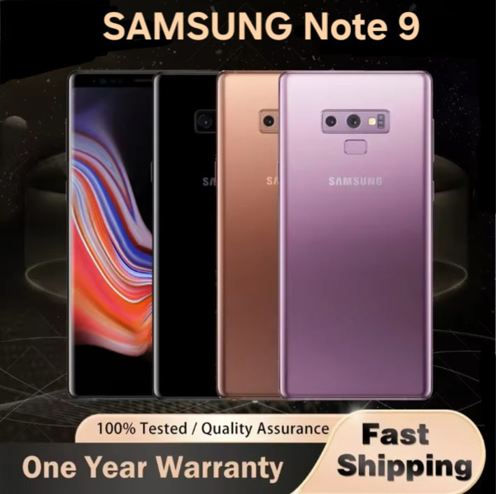 Samsung Galaxy Note 9 US Version Black Smartphone Dust Water & Scratch Resistant HD Screen Super/Fast Charging Smartphone (512GB). smp