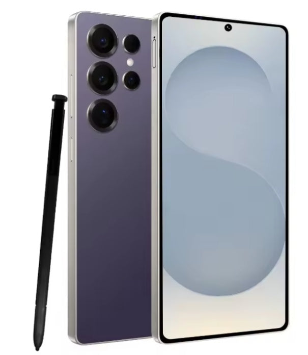 Global Vision S25 Ultra 5G Android Smartphone RAM 8GB ROM 256GB (Purple) Smartphone smp