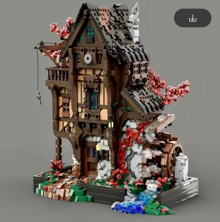 European Medieval Street Scene Building Blocks Set Toys tys bbs