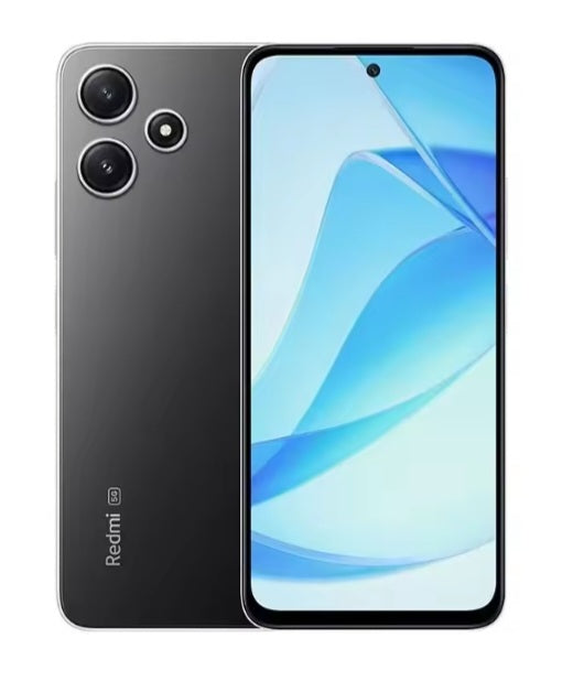 Xiaomi Redmi 12 5G Global Version Black Smartphone Facial Recognition & Fingerprint Unlock Function Dust Water & Scratch Resistant HD Screen Super/Fast Charging (RAM 4GB+128GB ROM) Smartphone + FREE Gift. smp