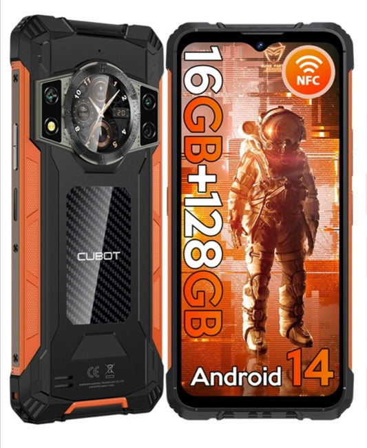 CUBOT Kingkong Ace 2 Waterproof Smartphone Global Version 6.56inch HD Screen (Orange) Smartphone smp