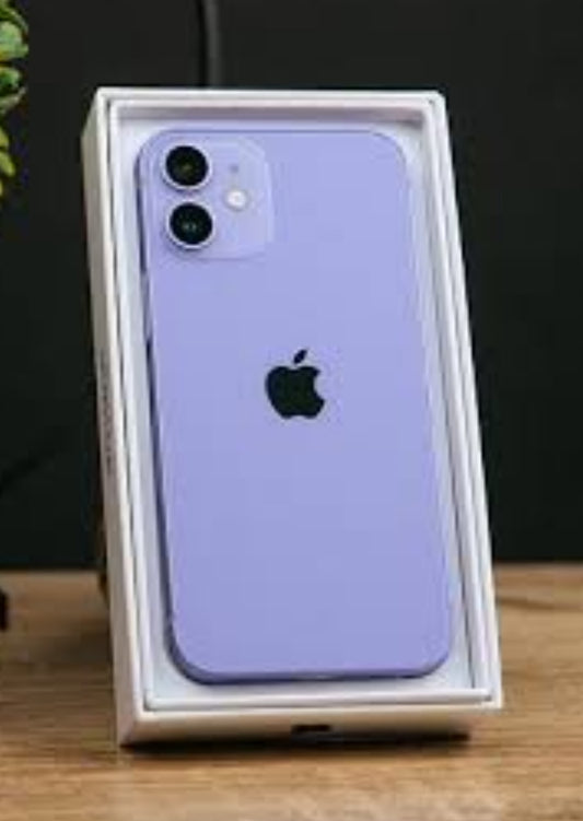 Apple iPhone 12 Mini Smartphone Facial Recognition Function Dust Water & Scratch Resistant HD Screen Super/Fast Charging (128GB ROM) (Purple) Smartphone smp