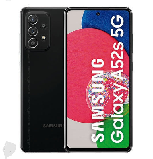 Samsung Galaxy A52s 5G South Korean Version Smartphone Facial Recognition & Fingerprint Unlock Function Dust Water & Scratch Resistant HD Screen Super/Fast Charging Black Smartphone smp
