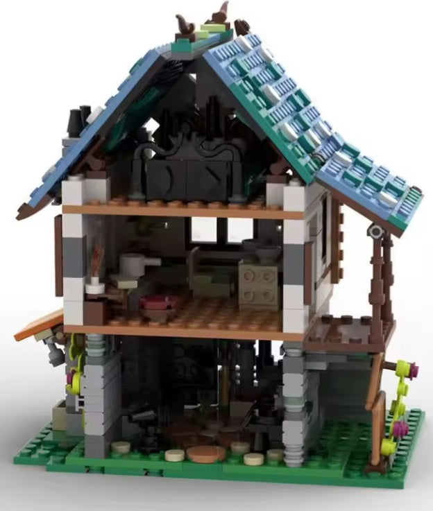 Medieval Blacksmith Castle Building Blocks Set Toys tys bbs