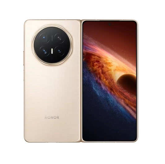 Honor Magic V6 Global Version Gold Smartphone Facial Recognition & Fingerprint Unlock Function Dust Water & Scratch Resistant HD Screen Super/Fast Charging (RAM 12GB+256GB ROM) Smartphone smp